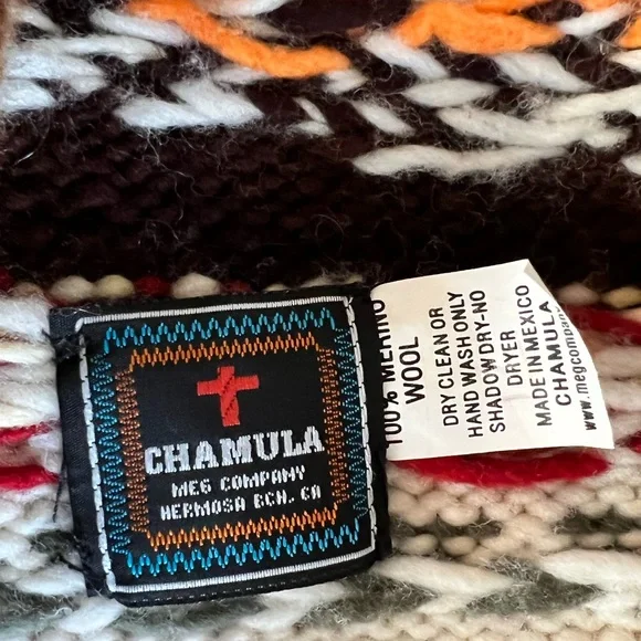 HOST PICM Chamula hand-knit hooded cowichan-style zipped cardigan - Picture 10 of 11